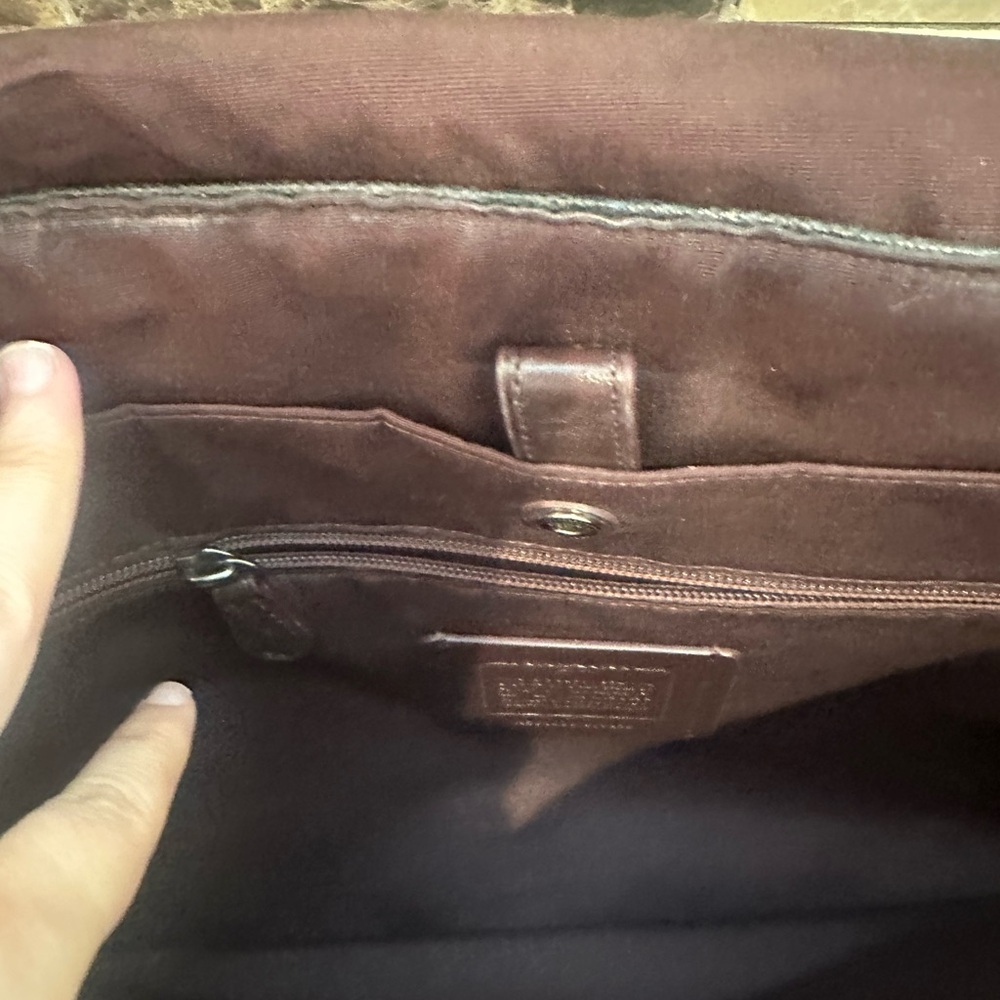 Coach Black Leather Laptop Bag - Picture 6 of 6